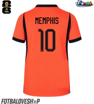 Nizozemsko Memphis Depay #10 Domácí Dres MS 2026 Krátký Rukáv